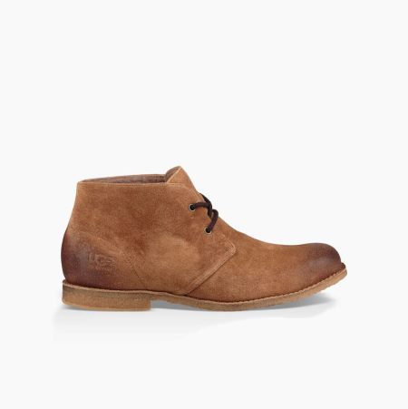 UGG Leighton WP Brown Desert Boots for Men (FXAD73592)